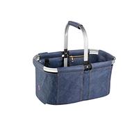 Tescoma 906161 Cestino Shopping Pieghevole Effetto Denim Shop