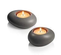 Tescoma Porta tealight Fancy Home Stones, grigio – set 2 pezzi