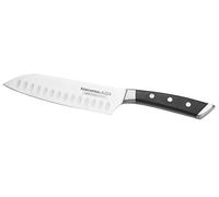 Tescoma Azza Santoku Coltello Giapponese, Acciaio Inossidabile, Grigio/Nero, 14 cm