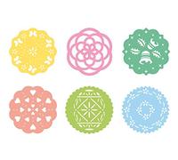 Dischi Decoratori Plastica Torte pezzi 6 Delicia Tescoma