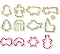 Tescoma Delicia Tagliabiscotti Di Natale in Anello, Plastica, 13 Pezzi