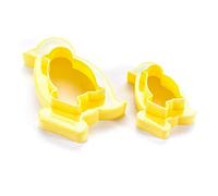 Tescoma Double-Sided Cookie Cutters Pulcini 4 Misure Delícia, Colori Assortiti