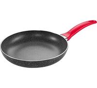 Tescoma Manico Rosso Padella Antiaderente per Induzione, Rivestimento, 24 cm
