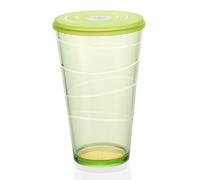 Tescoma Mydrink Bicchiere con Coperchio, Verde, 10,20 X 10,20 X 16,2 CM