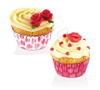 Tescoma Pirottini Cuori Delícia, Colori Assortiti, 6 cm, 60 Pezzi