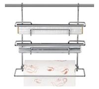 Tescoma Portarotoli da cucina 900056 3 rotoli pellicola alluminio 33 cm - Rotex