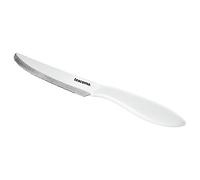 Tescoma Presto Coltello Tavola, 6 Pezzi, Acciaio Inossidabile, Bianco, 12 cm