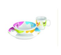 Tescoma - Set di stoviglie per Bambini (Piatto, Ciotola e Tazza), Motivo: Fatine