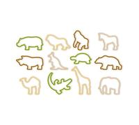 Tescoma Stampo per Dolci Tagliabiscotti Zoo in Plastica Set 12 Pezzi Delicia