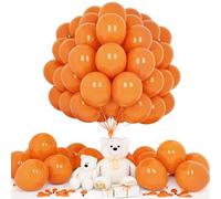 Teselife Palloncini Arancia, 50Pezzi 12Pollici Arancia Opaco Palloncino Arco Ghirlanda Donne Uomini Compleanno Principessa Proposta Matrimonio Anniversario Laurea Pensionamento Fidanzamento Halloween
