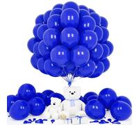 Teselife Palloncini Blu Scuro, 50Pezzi 12Pollici Blu Buio Opaco Palloncino Arco Ghirlanda Ragazzo Uomini Compleanno Proposta Matrimonio Anniversario Laurea Fidanzamento Valentino Tema Nautico Decora