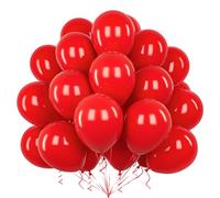 Teselife Palloncini Rosso, 50Pezzi 12Pollici Rosso Opaco Palloncino Arco Ghirland Donne Ragazza Compleanno Principessa Proposta Matrimonio Anniversario Laurea Pensionamento Fidanzamento Valentino Deco