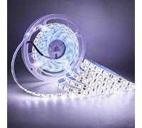 Tesfish 5m DC 24V 5050 Bianco Striscia LED Impermeabile IP65 300 LED SMD 5050 Striscia LED