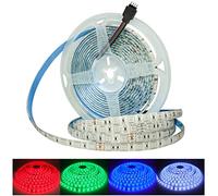 Tesfish 5m DC 24V 5050 RGB Striscia LED Impermeabile IP65 300 LED SMD 5050 Striscia LED