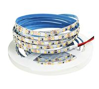 Tesfish Striscia LED 12V, Larghezza 5mm, Strisce Bianco Caldo 3000K 5M 2835 IP20 120 LEDs/M, Totale 600 LEDs Nastri per Camera da letto, Decorazione Cucina