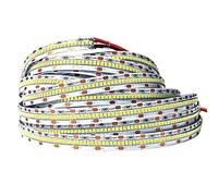 Tesfish Striscia LED 24V, Bianco 6000K Pro Version Super Luminoso Strisce 5M 2025 IP20 420 LEDs/M, Totale 2100 LEDs Luci Nastri per Camera da letto, Scaffali, decorazione Cucina