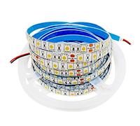Tesfish Striscia LED 24V, Bianco caldo 3000-3400K Strisce 5M 5050 IP65 Nastri Impermeabile 300 LEDs Striscia Luci Led per Camera da letto, Decorazione Cucina