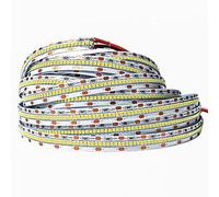 Tesfish Striscia LED 24V, Bianco Naturale 4000K Pro Version Super Luminoso Strisce 5M 2025 IP20 420 LEDs/M, Totale 2100 LEDs Luci Nastri per Camera da letto, Scaffali, decorazione Cucina