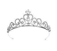 Tesia da corona di gioielli per capelli per donne alla moda oro principessa tiara perla tiara di rinestone e corone accessori per capelli da sposa ornamenti per capelli da sposa3mutil