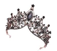 Tesia da corona di gioielli per capelli per donne colorate barocche in oro cristallo tiara rinestone corona per matrimoni accessori per capelli gioielli da donna copia -mutile -mutil