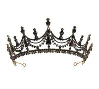 Tesia da corona di gioielli per capelli per donne colorate di cristalli di lusso color argento e corone Princess Princess Tiara Diadem Basca per le donne gioielli per capelli da sposa di (dimensione: