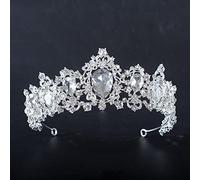 Tesia da corona di gioielli per capelli per donne tiade e corone a banda per capelli zircone barochim garocchi Accessori per capelli per matrimoni Accessori per capelli da donna corona per bellezza