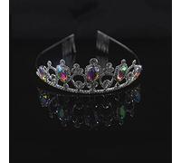 Tesia da corona di gioielli per capelli per le donne copricapo di moda e corona a fascia da donna Accessori da sposa a corona per matrimoni Croona di gioielli Principesse Cesta a cerchio.
