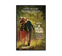 TESIOON A Real Pain Movie Poster film #1 - Matte poster da parete Frameless Gift 11 x 17 inch(28cm x 43cm),Noframe