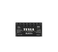 Tesla Batterie AAA BLACK+ Alkaine Plus Extra Energy Batterie SHRINK FOIL 24pcs Value Pack