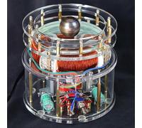 Tesla Columbus Eggs, Electromagnetic Cyclotron, Fast Reacting Laboratory Model, with 35mm Solid Copper Ball, Inspired To Discover, for Teaching Purposes, Experimental Teaching Tools and Creative Gifts
