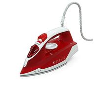 Tesla Ferro IR200R, 2200 W, serbatoio 300 ml, suola ceramica antiaderente, tecnologia antigoccia, rosso