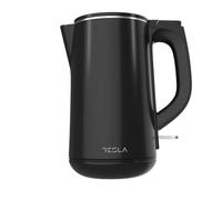 Tesla KT301BX, bollitore elettrico, 1850-2200 W, capacità 1,5 l, protezione da surriscaldamento, facile da pulire, nero