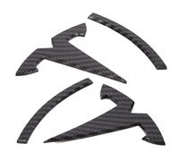 Tesla Model Y Accessories Tesla Emblem Sticker 2 pz/set per bagagliaio anteriore/bagagliaio posteriore logo decalcomania cover (modello in fibra di carbonio)