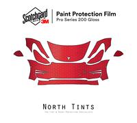 Tesla Modello 3 2017-2022 3M Pro Serie 200 Paint Protezione Trasparente Bra Ppf