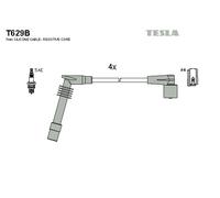 TESLA Set Di Cavi Di Accensione Per Opel Astra F CC 1.6i 1.4 Si Corsa B