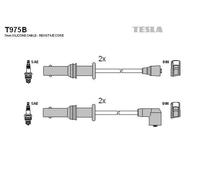 TESLA T975B Kit cavi candele per SUBARU IMPREZA Stufenheck (GC) FORESTER (SF)