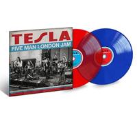Tesla - Tesla Vinyl, Five Man London Jam Record, Red/Blue 2LP