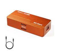TESmart 7078M/s Case SSD Dual-Chip NVMe M.2,PCIe 5.0,Thunderbolt 5/4/3,USB4 V2(80Gbps),USB 3.2 Gen 2x2（20Gbps）/USB 3.0/2.0,Ventola Intelligente con Controllo Della Temperatura,Alluminio,per 2280 SSD