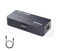 TESmart Case SSD M.2 NVMe Thunderbolt 5 80Gbps PCIe 5.0 Ventola 8TB PC Mac | Chipset Intel JHL9480, Velocità 7000MB/s, Compatibile USB4 v2, Alluminio, Cuscinetto Termico, Cavo Incluso