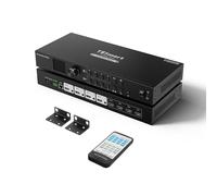TESmart Interruttore a matrice HDMI senza cuciture 4x4 1920x1080@60Hz telecomando, supporta la divisione audio, modalità di anteprima, RS-232, controllo LAN, rinomina porta