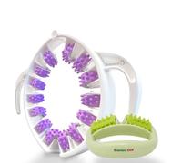 TESMED Cellulite Smooth Massaggiatore Anticellulite Brevettato a 14 Rulli Regolabile per Gambe, Cosce e Glutei + TESMED Cell Massaggiatore Anticellulite a Rulli