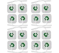 TESMED Elettrodi Universali, 16 Pezzi, 50 x 50 mm | Compatibili con spinotto da 2 mm e con diverse marche; non richiedono gel.