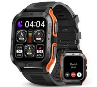 TESOFIT Tank M2 Smartwatch Uomo Donna Militari,5ATM Impermeabile 70 modalità Sport Tracker Intelligente del Sonno, SpO2, Notifiche Messaggi,1,85 HD Pollici Touchscreen,60+Giorni Battery