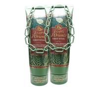 Tesori d’Oriente Doccia Crema, Fragranza Forest Ritual Ninfea Bianca e Legno di Hinoki, Formato da 250ml (2 Unità)