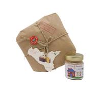 Tesori Di Sicilia Panettone Artigianale Pandorato con Crema di Nocciola 200g, incartato a mano, Panettone a lievitazione Naturale con Lievito Madre 1,100Kg, Idea regalo Natale