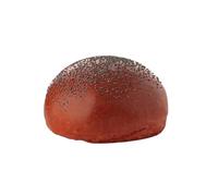 Tesori di Sicilia Panino Red Burger Bun alla Barbabietola Rossa e Semi di Papavero 75g - Pane per Hamburger Artigianale, Confezionato in Atmosfera Modificata