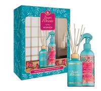 Tesori d'Oriente, Ayurveda Set Regalo Casa, Include Diffusore Ambiente con Bastoncini 200 ml e Deodorante Spray, Elegante Confezione, Fragranze con Note Calde e Armonizzanti che Durano a Lungo