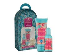 Tesori d'Oriente, Ayurveda Set Regalo, Include Doccia Crema 250 ml, Profumo Aromatico 100 ml e Spugna da Bagno, Fragranza Fresca e Floreale, Note Durevoli di Amla e Patchouli