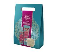 Tesori d'Oriente, Ayurveda Set Regalo, Include Spugna da Bagno | Include Doccia Crema 250 ml, Deodorante 150 ml, Fragranza Fresca e Floreale, Note Durevoli di Amla e Patchouli