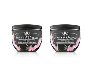 Tesori d'Oriente - Crema Corpo Profumata Orchidea della Cina, dolce e vellutata - 300 ml (Confezione da 2)